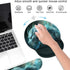 Keyboard Wrist Rest and Mouse Pad Wrist Support Set with Coasters, Ergonomic Gaming Mousepad for Home Office Relief