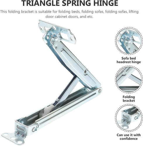 Adjustable Sofa Bed Headrest Lift Hinge Support Bracket, Heavy Duty Iron Folding Table Lifter for Furniture, Massage