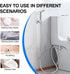 Brushed Nickel Handheld Bidet Sprayer, Muslim Shower Bidet Attachment, Cloth Diaper Toilet Sprayer, Jet Spray