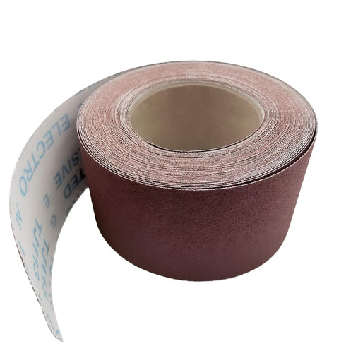 320 Grit Sandpaper Roll, 3 Inch x 49 Feet Emery Cloth Roll for Metalworking, Woodworker, and Automotive Repair