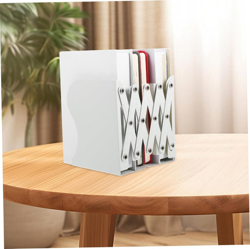Gadpiparty Retractable Book End Heavy Duty Bookend for Desk Book Holder for Shelf Bookshelf Ends Desktop Bookend