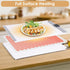 5 Settings, 4-Hour Food Warming Mat - Temperature Timer, Child Lock, Flexible Silicone, Easy Clean, Multi-Use, Perfect