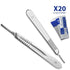 30 Pcs Advanced Dissection Kit, Biology Lab Anatomy Dissecting Set for Medical Students and Veterinary, Stainless Steel