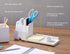 Bostitch Office Konnect Charging Station Desk Organizer Base, USB Phone Stand for Cell Phones & Tablets (White)