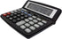Victor 9700 12-Digit Standard Function Business Calculator, Battery and Solar Hybrid Powered, Black, Tilt LCD Display