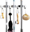 Heavy Duty Stainless Steel Broom Mop Holder Wall Mount, Organizer Rack Hook for Home, Kitchen, Garage