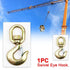 HI-GEAR 2 Ton Hoist Swivel Hooks, Heavy Duty Swivel Eye Hook for Lifting Chains, 4,400 Lbs Capacity, Pack of 2.