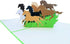 iGifts And Cards 3D Pop Up Greeting Card - Inspirational Wild Horses for All Occasions