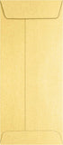 LUXPaper #10 Policy Business Envelopes | Peel & Press | 4 1/8" x 9 1/2" | Gold Metallic | 80lb. Text | 50 Qty