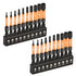 toolant 20pcs Impact Hex Head Allen Wrench Drill Bit Set, 1/4” Hex-Shank S2 Steel with Storage Box