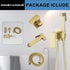 Set Homevacious Bidet Sprayer for Toilet Adjustable Water Pressure Square Brass Bidet Attachment for Feminine Pets