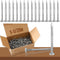 2 Pound Box of Siding Nails, Rust Resistant 304 Stainless Steel Nails for Redwood, Cedar Wood, Decking, Roof Slating