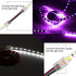 40 Packs LED Strip Connector 4 Pin, 10 mm LED Connectors for Strip Lights, Waterproof RGB Unwired Clips