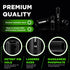 52PCS 1/4" Set Set, Metric(4-15mm), Set(6-14mm) 1/4" TecoTek Drive Impact Socket & Magnetic Nut Driver Deep & Shallow