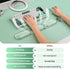 Set TECKNET Clear Gel Wrist Rest for Computer Keyboard, Ergonomic Gel Keyboard Wrist Rest for Typing Pain Relief