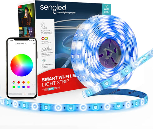Sengled Smart LED Strip Lights 32.8ft WiFi LED Lights Compatible with Alexa and