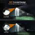 3 184 150% 16.4 Solar Lights Outdoor Waterproof, Motion Sensor Outdoor Lights, Modes LED Bright Upgraded Convex Lens Ft