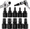 10 Pcs Screw Extractor Set, Hex Head Easy Out Bolt Extractor for Removing Broken Studs and Bolts