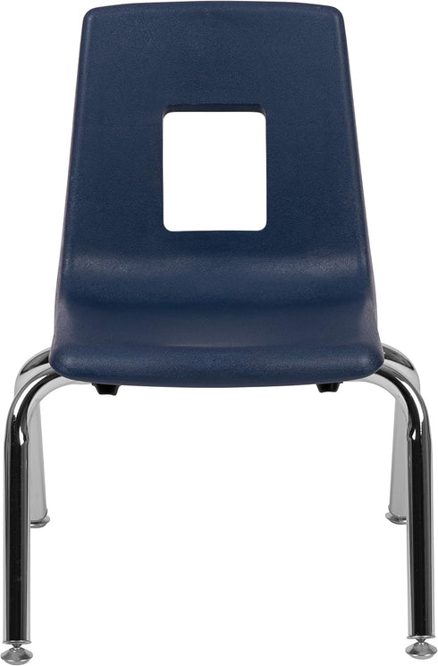 EMMA 12-inch + OLIVER Navy Student Stack School Chair