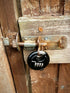 DAYGOS Combination Disc Padlocks for Outdoor - Heavy Duty 4 Digit Code Lock, Combo Discus Lock for Storage Unit, Gate,