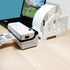 Label Holder for Rolls and Fan-Fold Labels, 4x6 Stand for Thermal Label Printer - Accessory for Desktop & Shipping