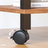 TUTOTAK 3 PS02BB001 Tier Printer Stand, Rolling Printer Cart with Power Outlets and USB Ports, Mobile Printer Table