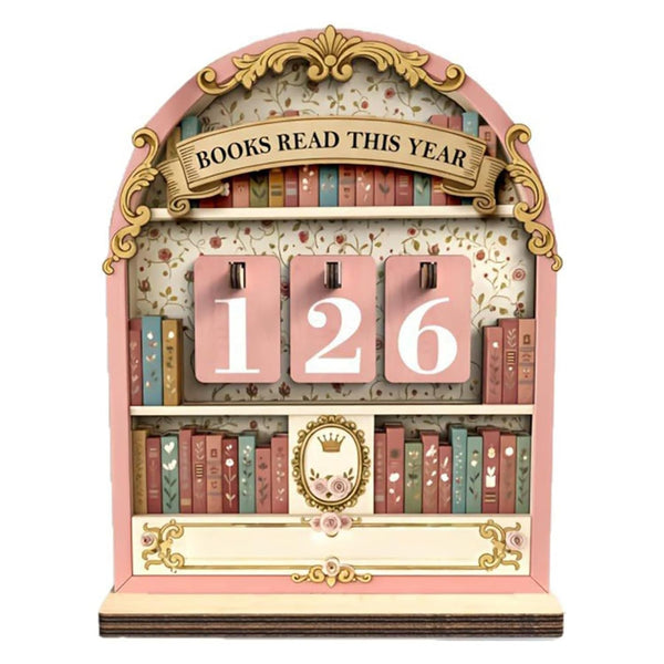 Nouysoc Book Counter Tracker, Books Read This Year Counter, Book Lover Gifts for
