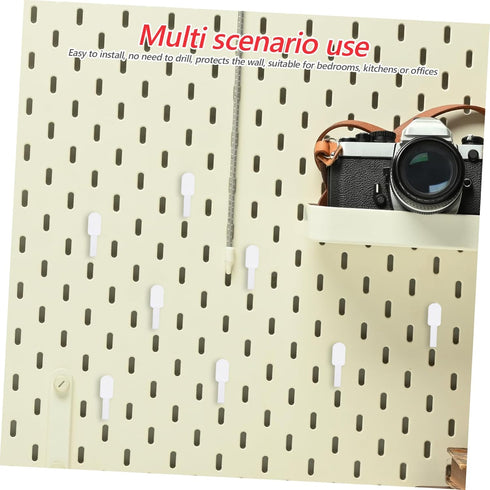 20pcs Cabilock Heavy Duty Pegboard Hooks Multi Purpose Organizer for Tools Kitchen Items Accessories Wall Hangers