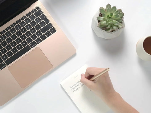 Elegant Notepads for Professionals, Minimalist Memo Pads, 5 Pack, 375 Sheets Total, Eco-friendly