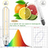 7.3 Inch E26 Bulb 6W Dimmable, 2700K Bulbs 800LM, 80 T10 T9 Bulb 2Pack Led Soft White Edison Equal Watt Tubular Long