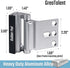 GreaTalent 2PACK Home Security Door Reinforcement Lock Childproof, Add High Security to Home Prevent Unauthorized