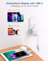 US to Japan Plug Adapter, 2 Prong to 3 Prong Outlet Adapter with 3 AC Outlets and 3 USB Ports, Type A Converter