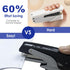 Handheld Plier Stapler, Sturdy Metal Hand Stapler for Office, School, Home, Only for NO.10 Staples, Black, 2024 Gifts