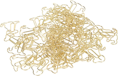 Dog Paper Clips - 100pcs Puppy Design Bookmarks, Cute Paper Clips with Storage Box for Office School Organizing Supplies