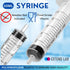 10ml/cc Plastic Syringe - Individually Sealed Measuring Syringe for Scientific Labs & Pet Feeding