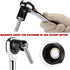 13PCS 3/8"Drive Set, 6-Point, 7mm 19mm, CASOMAN Magnetic Socket Shallow, Metric, to CR-MO