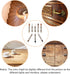 5 uxcell Furniture Repair Wood Markers, Pcs Walnut Touch Up Filler Sticks, Wood Wax Pen Crayons for Scratches, Wood