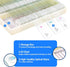 100 Prepared Microscope Slides with Specimens for Kids Adults - Biological Science Lab Samples for School Students