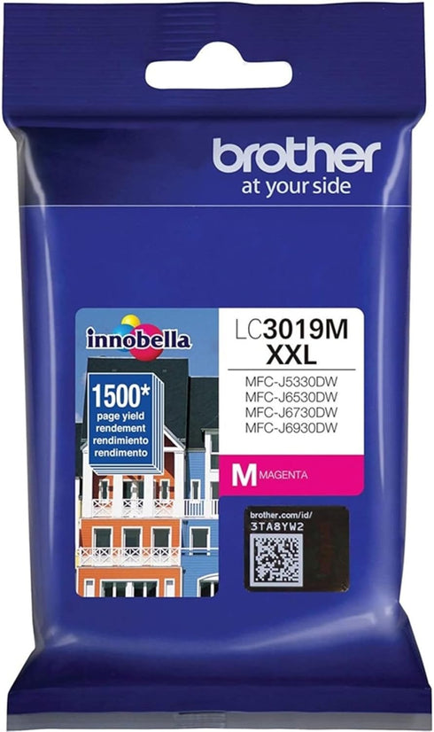 Brother Super High Yield Ink Cartridge Magenta, 1 Pack LC3019M