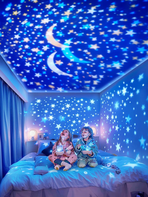 21 Sets 360 Dimmable of Films + Kids Night Light Projector, Projector Night Light for Kids Bedroom, Ceiling, Star