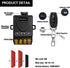 12 Volt Remote Switch Wireless, DC12V/24V/48V/72V/30A Relay with 328FT Long Range for DC Motors and Fans