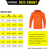 3 Pack FONIRRA Safety High Visibility Long Sleeve T Shirt for Men Construction Work Shirts with Hood