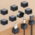 10 Pack Cord Organizer, Magnetic Cable Management, Cord Holder for Desk, Adhesive