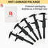 TamBee Plastic Vernier Caliper, 150mm Mini Caliper for School Students, 5PCS Double Scale Jewelry Brow Sliding Gauge