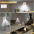 RADIXIUM 2 Pack 3-Way White Motion Sensor Keyhole Light - Automatic on/Off Infrared LED, Suitable for Front Doors