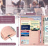 Business/Resume Portfolio Binder, Padfolio with 3 Ring Organizer, Legal Document Holder, Leather for Women/Men - RG