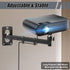 2-Be-Best 12IN 31CM 1/4" M4 M6 Projector Wall Mount Ceiling Projector Mount Longer Length / Wall Projectors Mounts