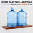 HOME MASTER HARDWARE 5x3-1/2 4 Decorative Shelf Brackets in Wall Mounted Floating Shelf Bracket L Heavy Duty Support