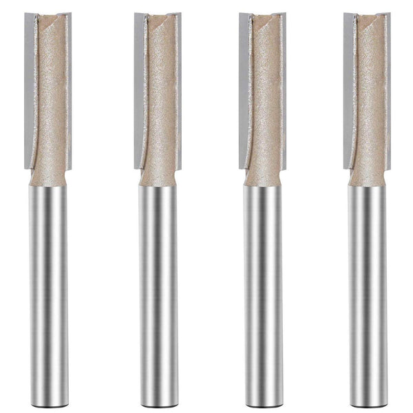 1/4-inch Shank, 5/16-inch Cutting Dia, 2-Flute Straight Router Bit, Carbide Tipped Plunge