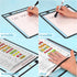 50 Packs Ndsox Oversized Dry Erase Pockets Reusable Plastic Sleeves Clear Job Ticket Holders Heavy Duty Transparent